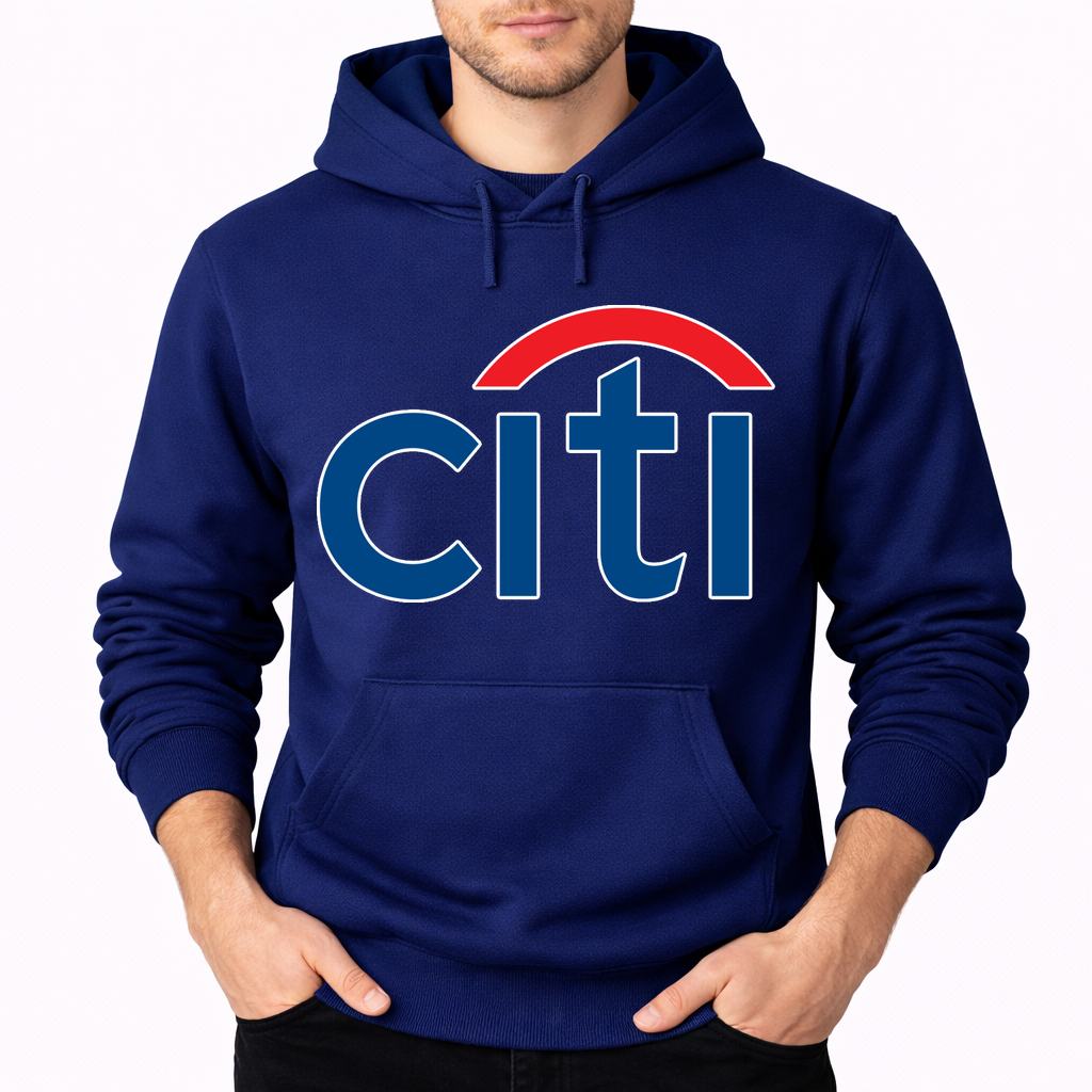 Men's Citi Bank Pullover Hoodie - Navy