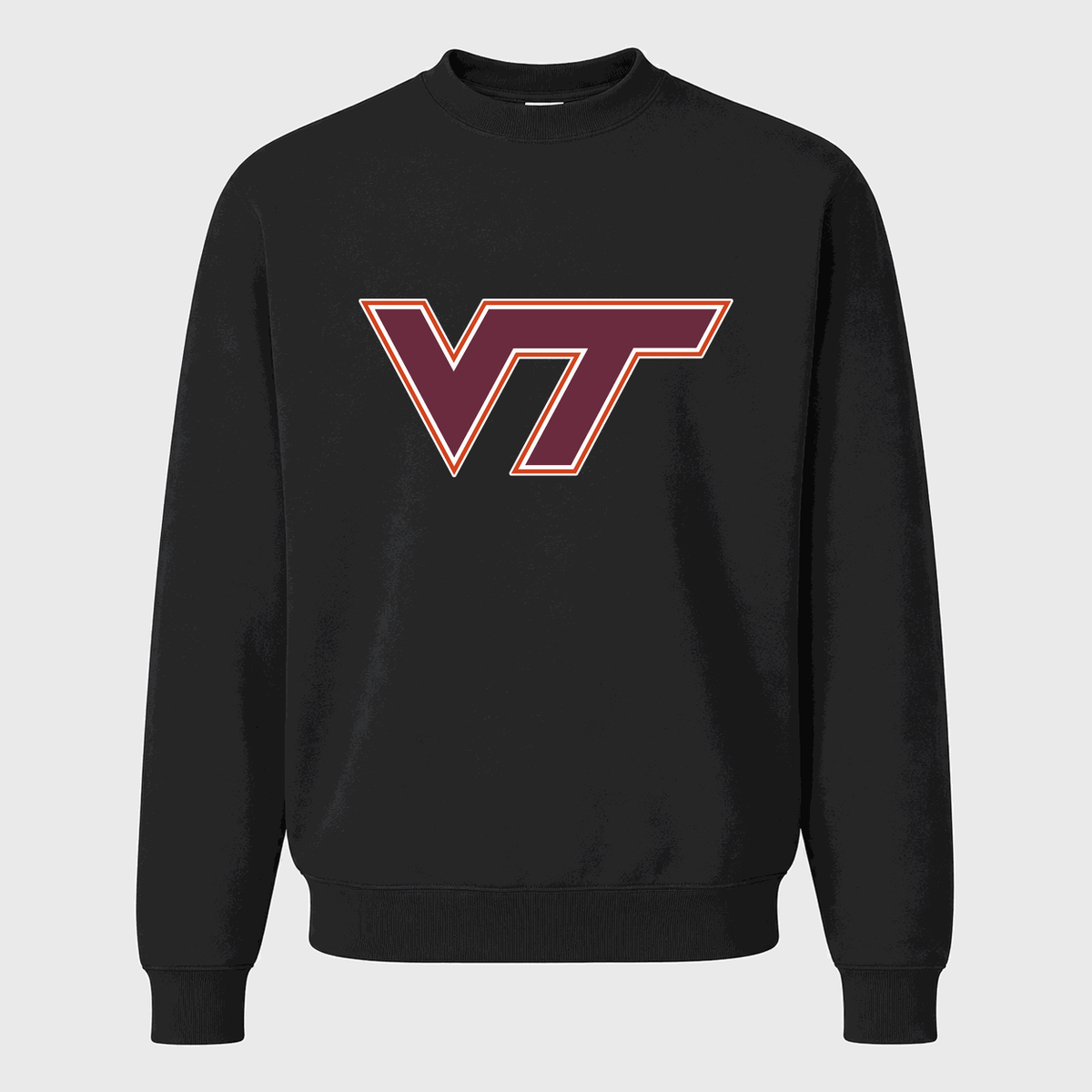 Men's Virginia Tech Hokies Crewneck Sweatshirt - Black