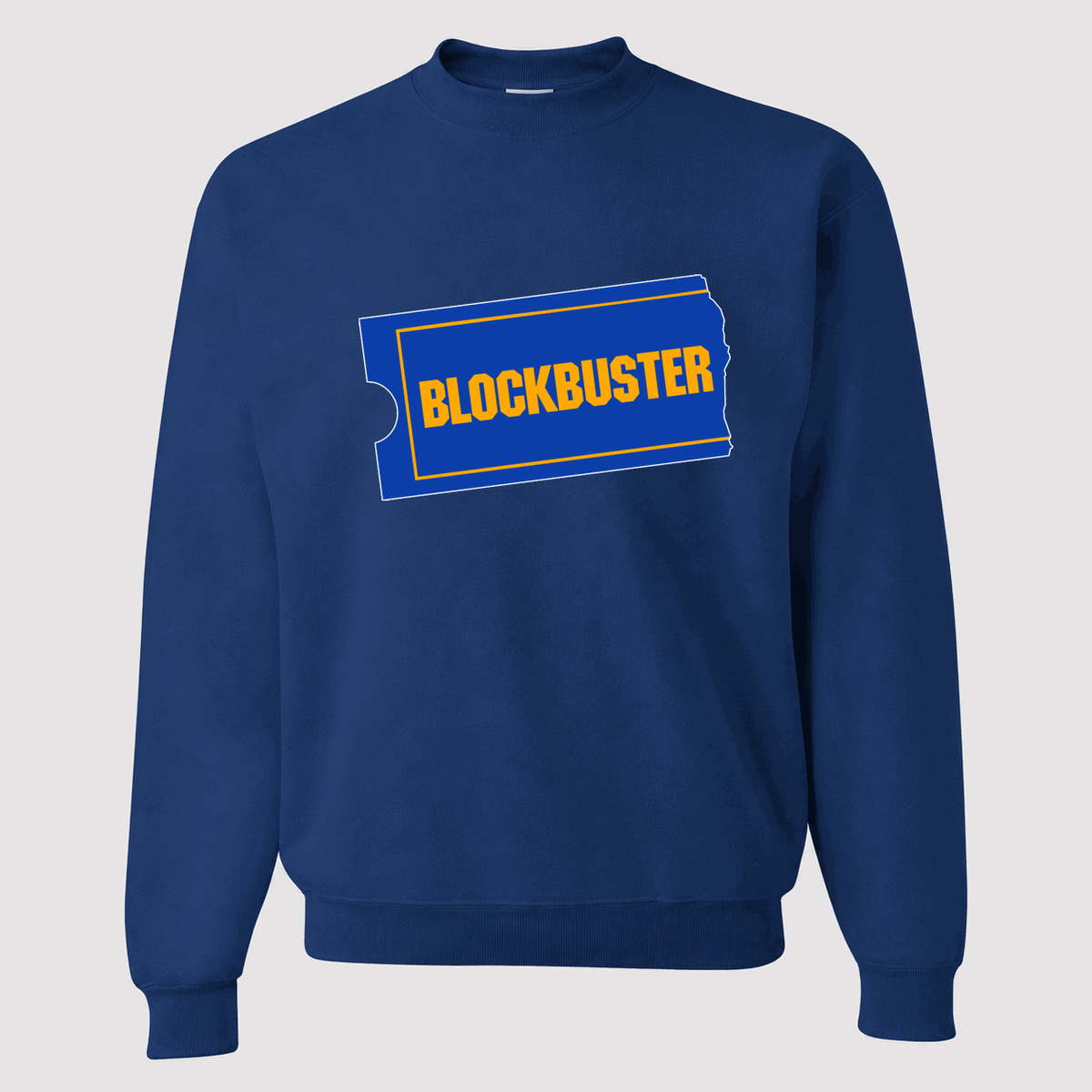 Men's Blockbuster Crewneck Sweatshirt - Blue
