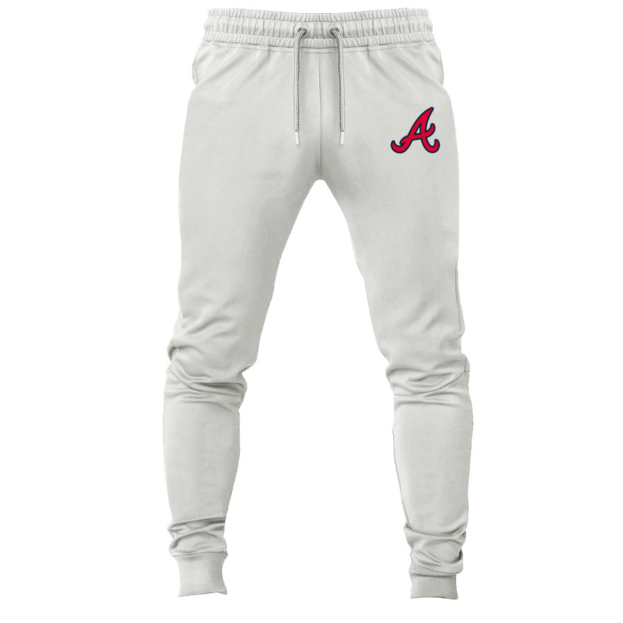 Atlanta Braves joggers sweatpants - White