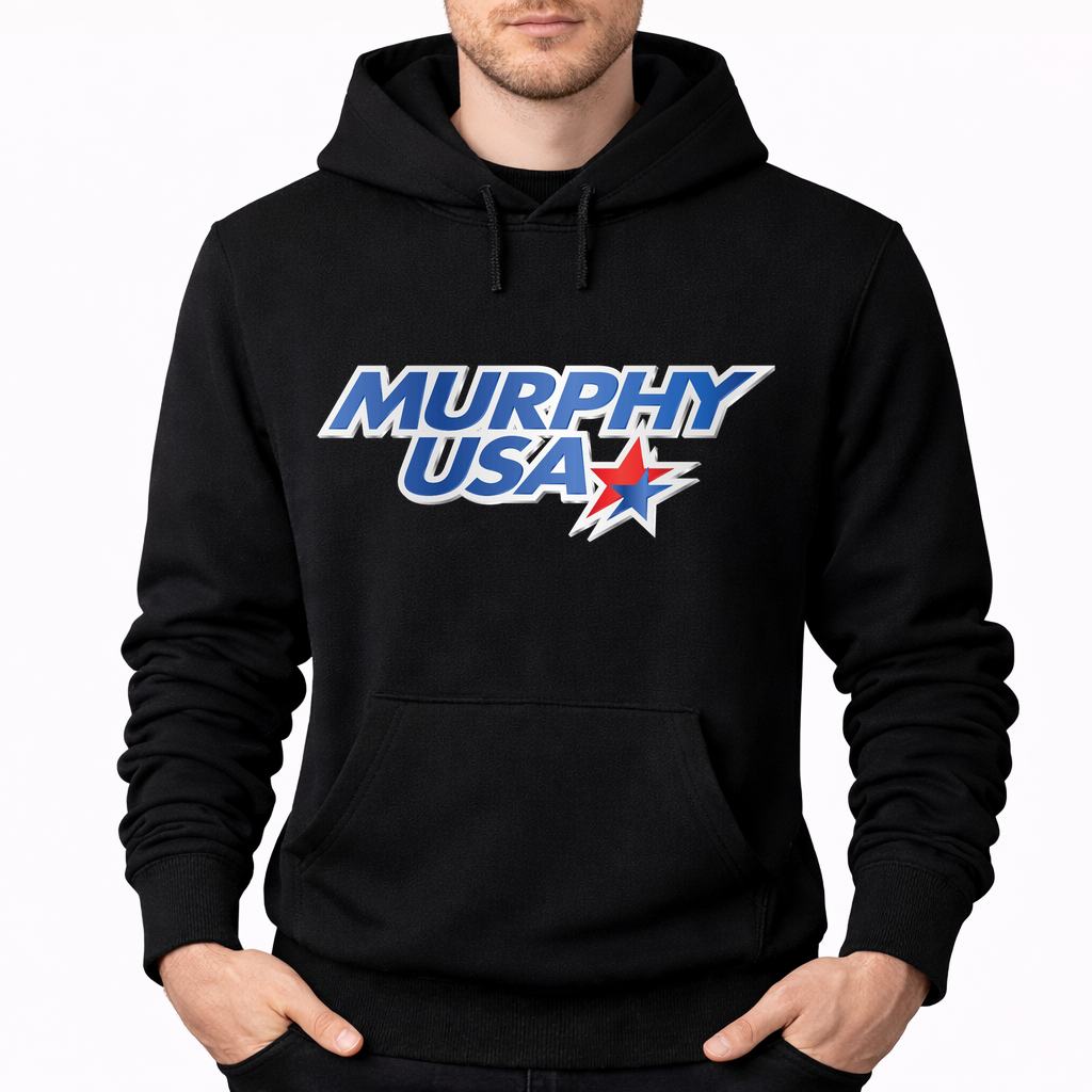 Men's Murphy Usa Pullover Hoodie - Black