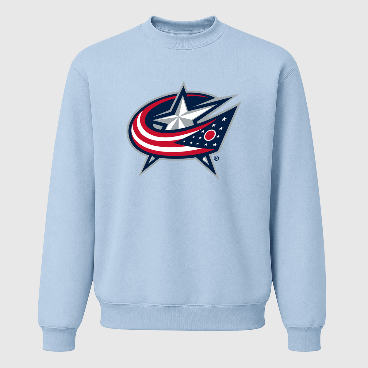 Men's Columbus Blue Jackets Crewneck Sweatshirt - Sky Blue
