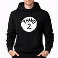 Men's Dr. Seuss Thing 2 Pullover Hoodie - Black