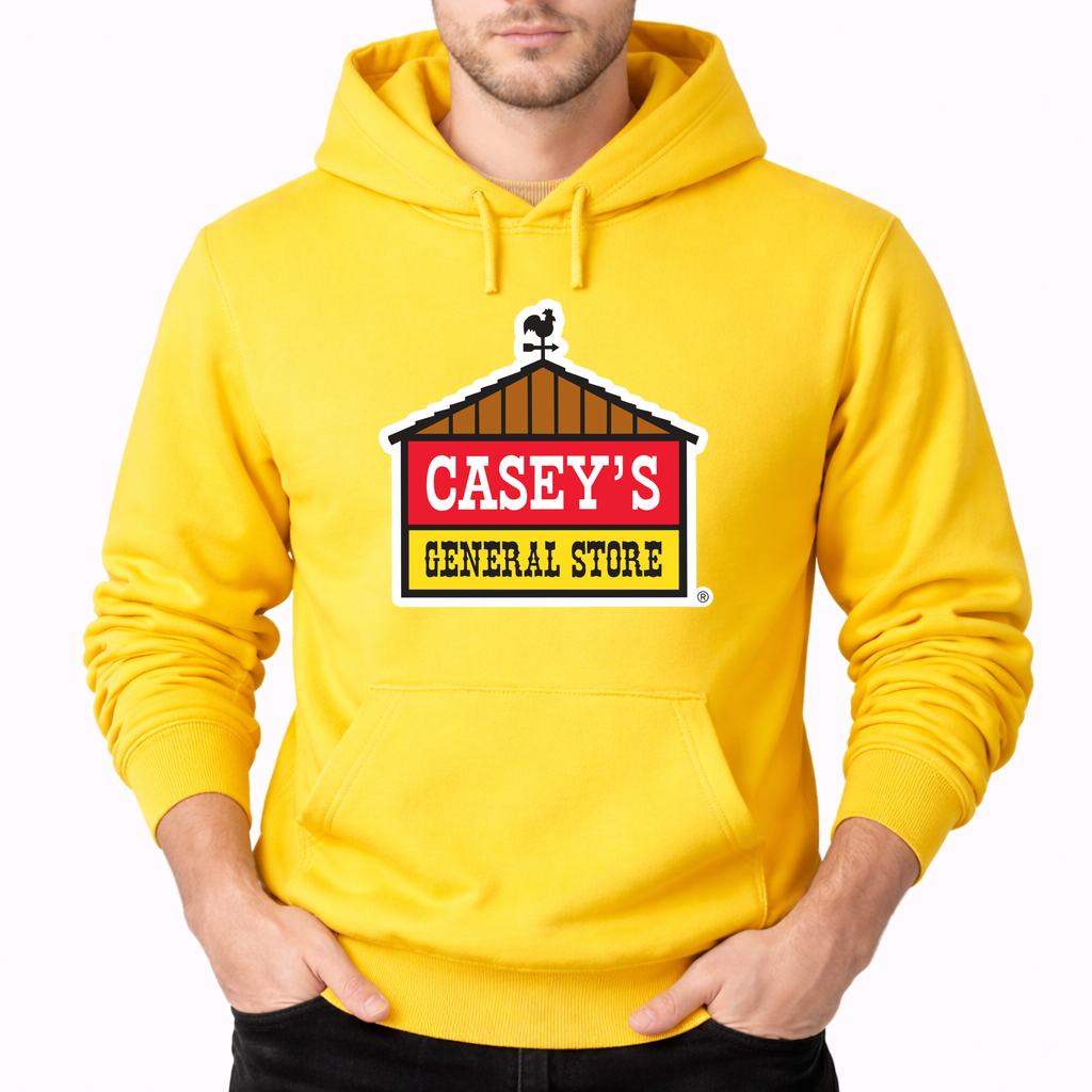 Men's Casey's General Stores Pullover Hoodie - Yellow