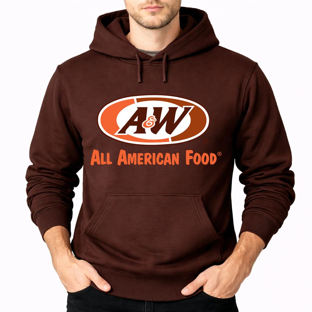 Men's Aw Pullover Hoodie - Brown