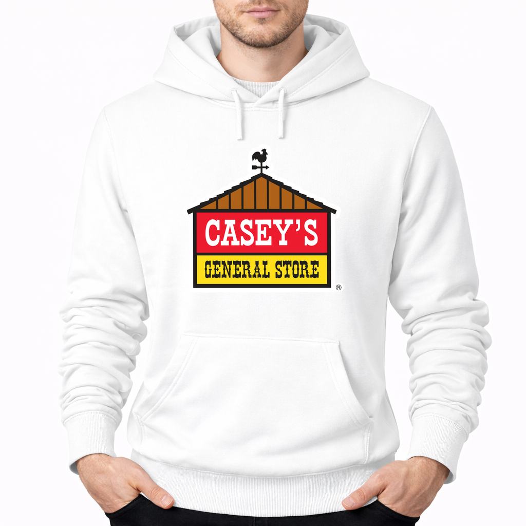 Men's Casey's General Stores Pullover Hoodie - White