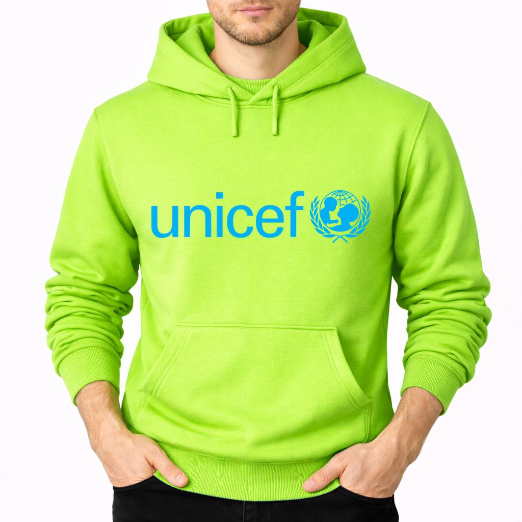 Men's UNICEF Pullover Hoodie - Lime green
