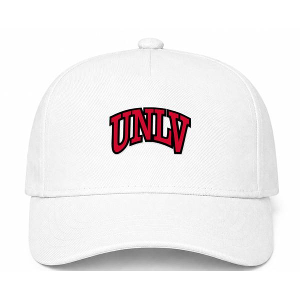 UNLV Rebels Logo White Dad Baseball Cap Hat