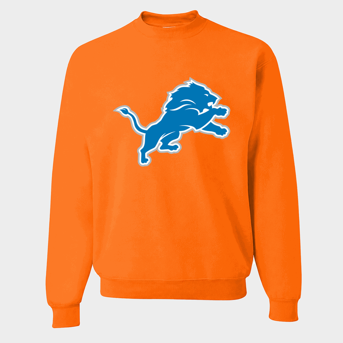 Men's Detroit Lions Crewneck Sweatshirt - Orange