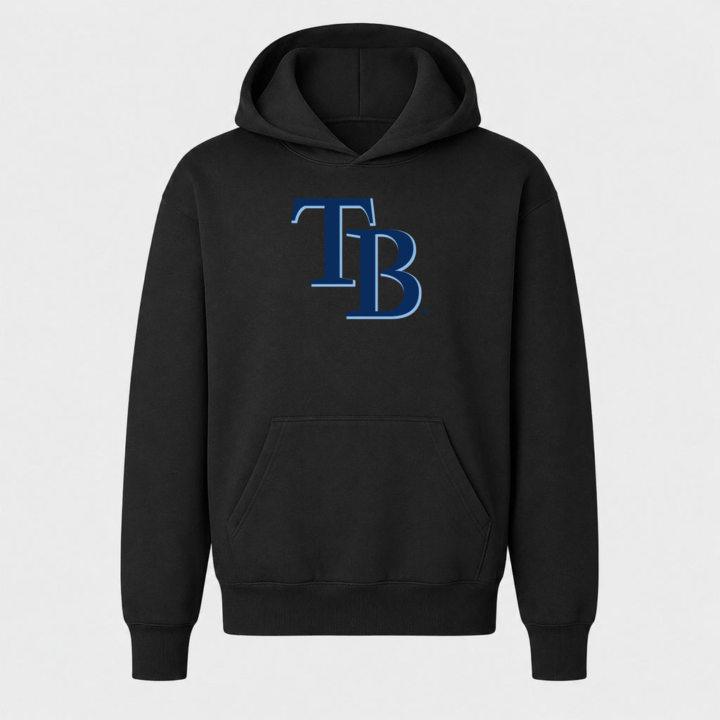 Youth Tampa Bay Rays Pullover Hoodie - Black