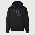 Youth Tampa Bay Rays Pullover Hoodie - Black