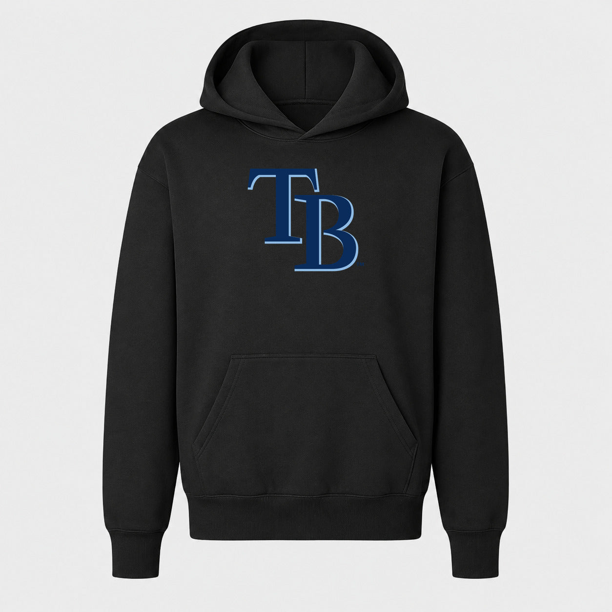 Youth Tampa Bay Rays Pullover Hoodie - Black