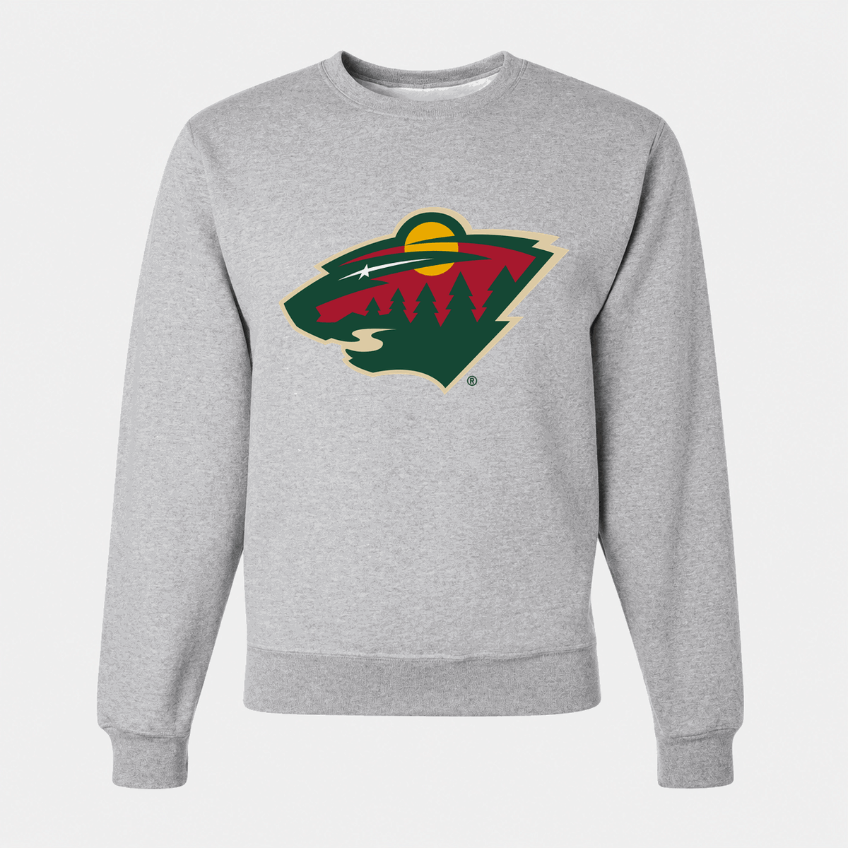Men's Minnesota Wild Crewneck Sweatshirt - Gray