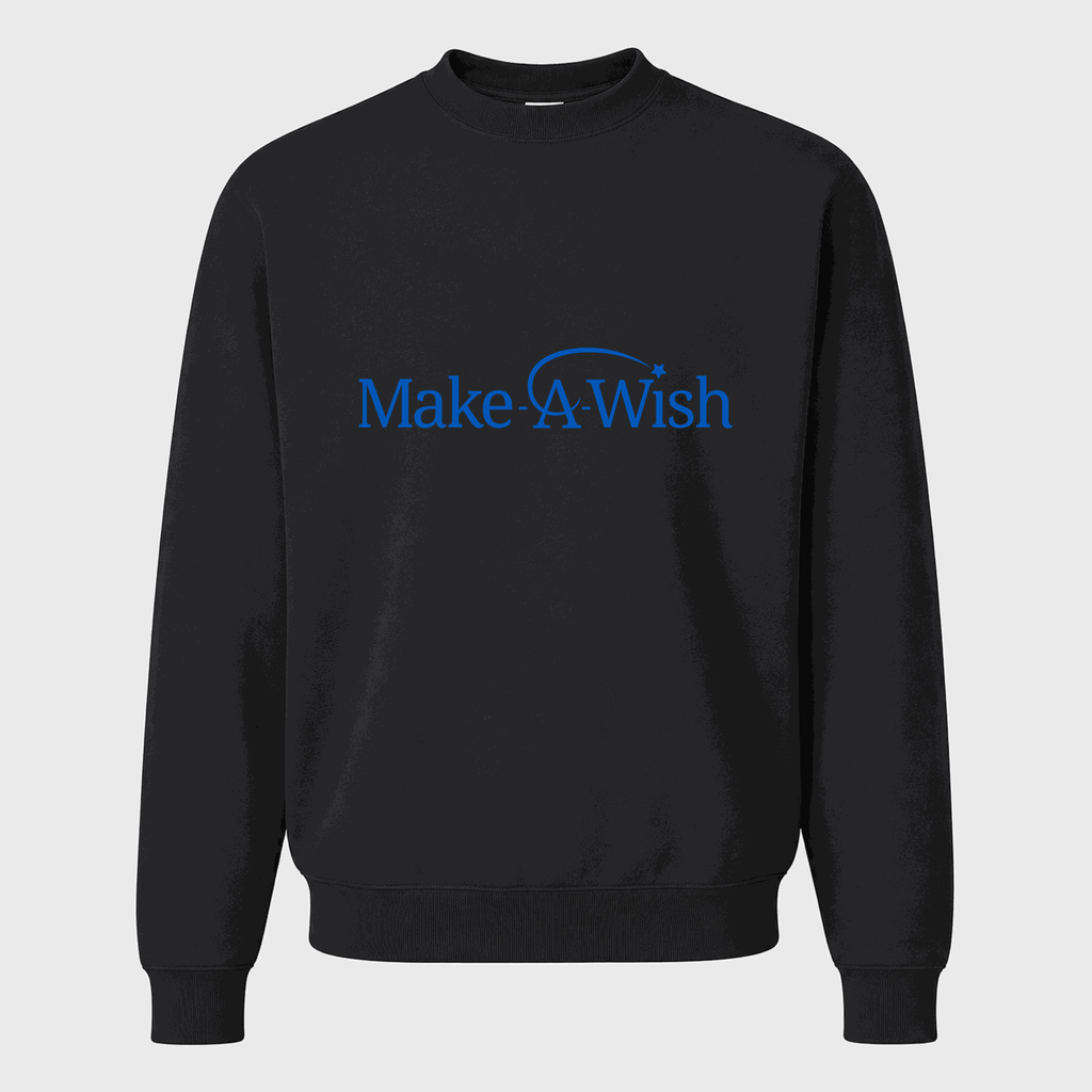 Men's Make-A-Wish Crewneck Sweatshirt - Black
