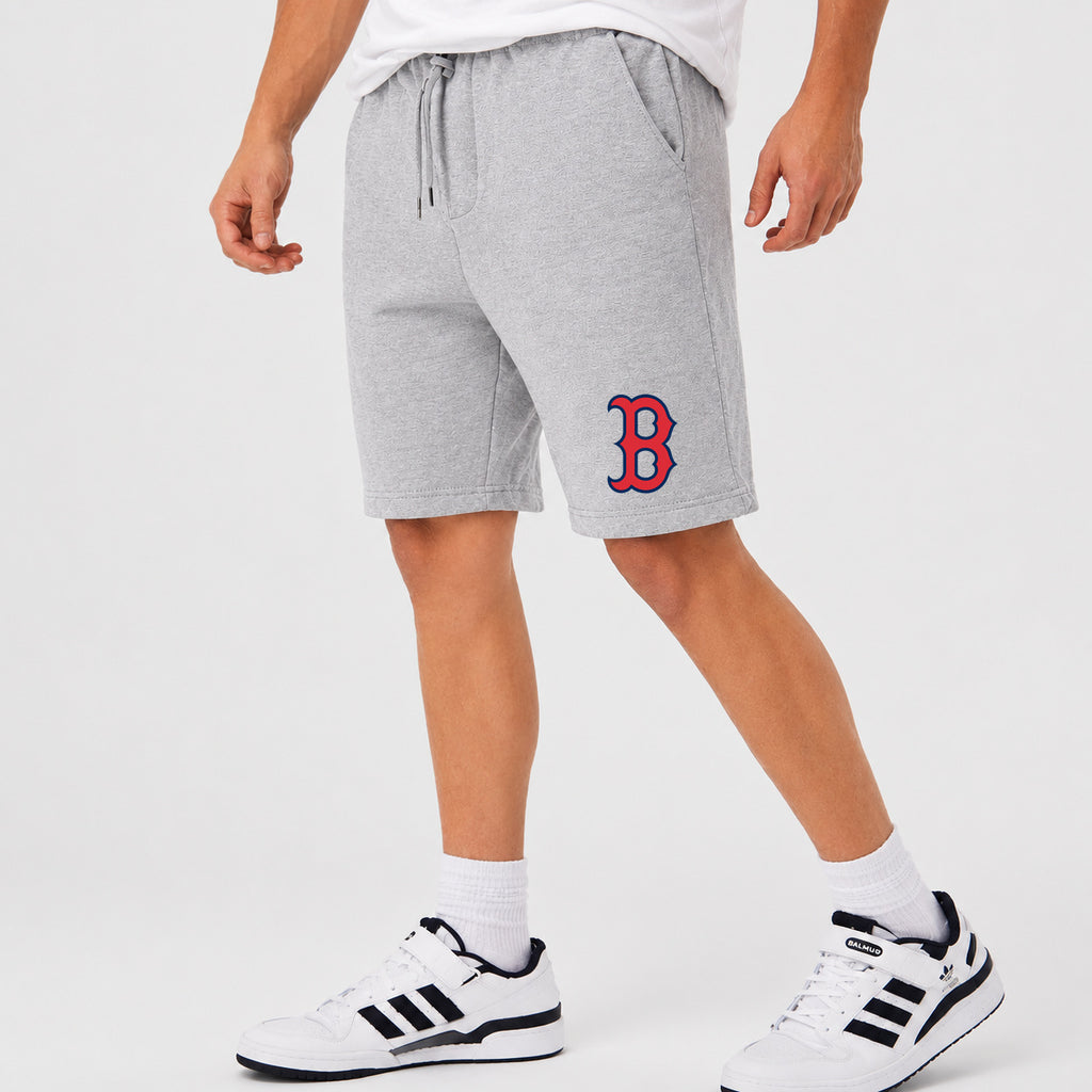 Men's Boston Red Sox Cotton Shorts - Gray