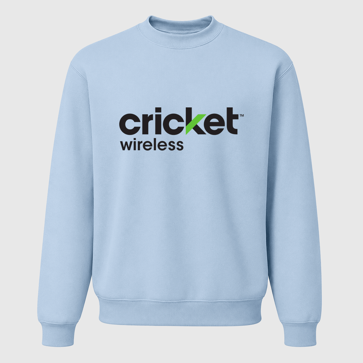 Men's Cricket Wireless Crewneck Sweatshirt - Sky Blue