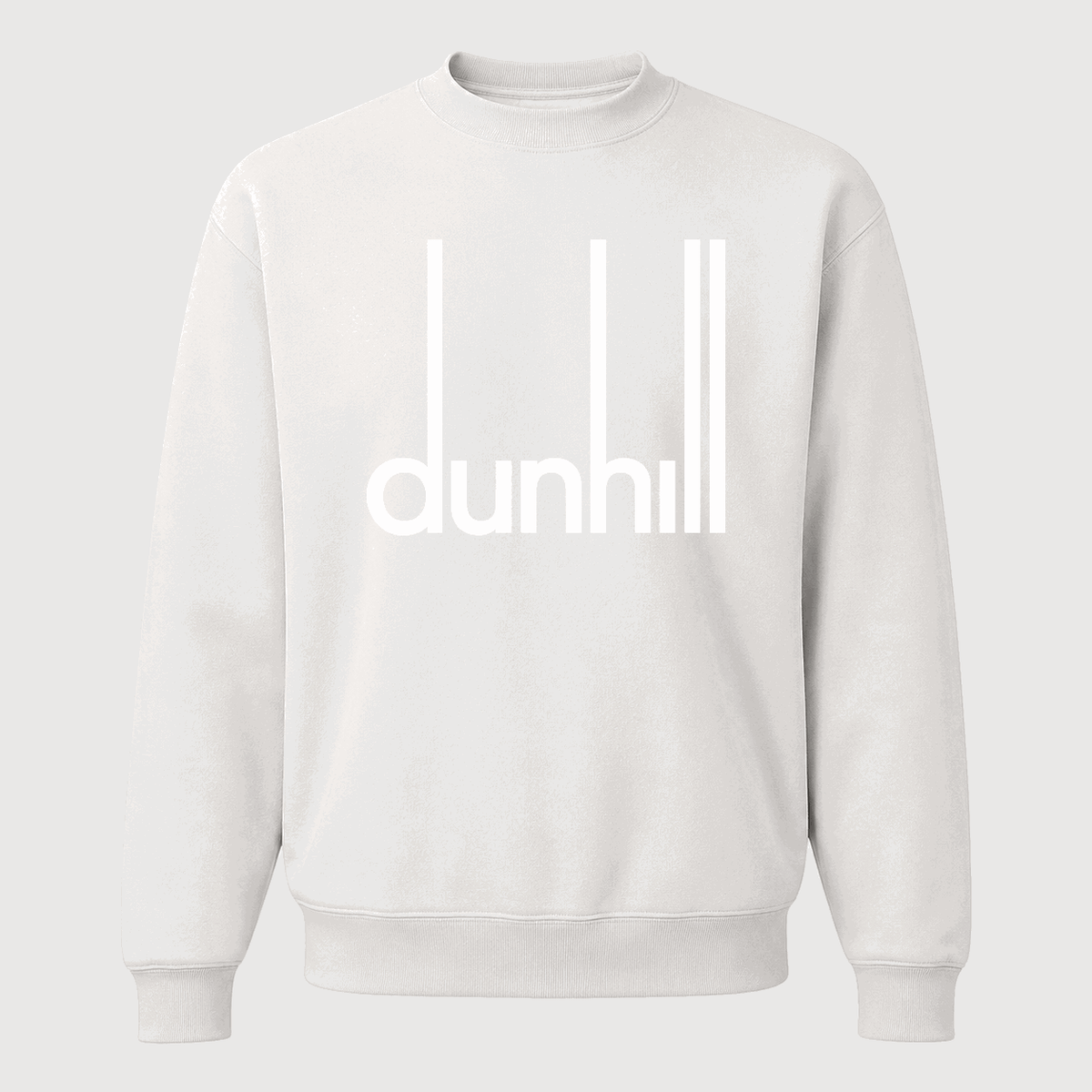 Men's Dunhill Logo Crewneck Sweatshirt - White