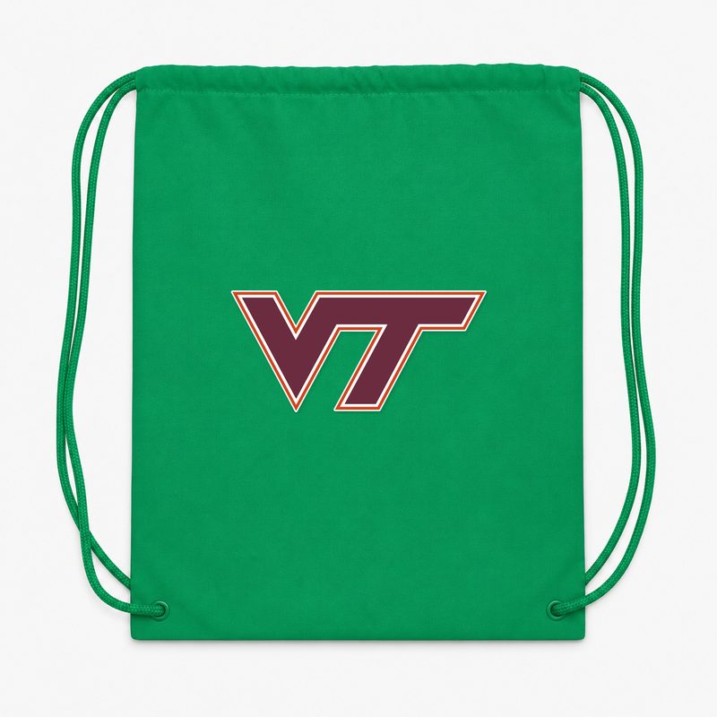 Virginia Tech Hokies Drawstring Bag - Green