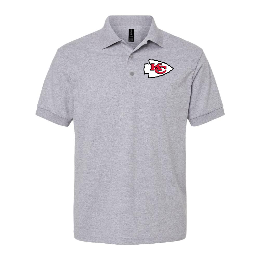 Men's Kansas City Chiefs Dry Blend Polo - Gray