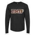 Men's MMs-Logo-food-1536x864 Long sleeves Cotton Blend T-Shirt - Black