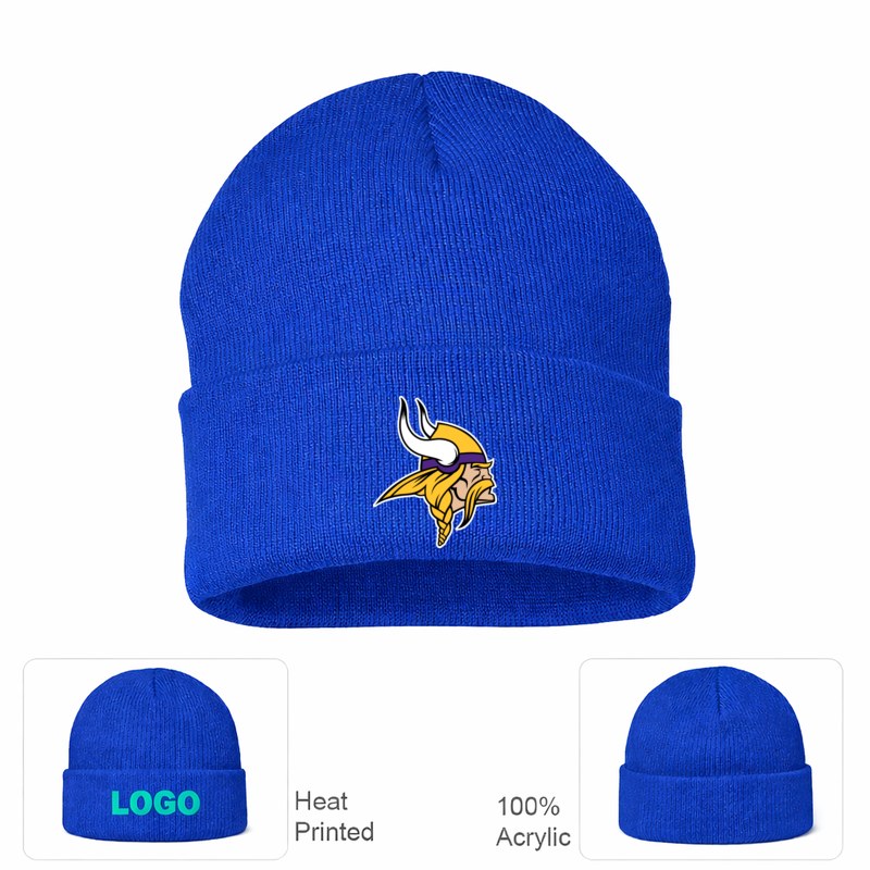 Minnesota Vikings Royal Blue Beanie Hat