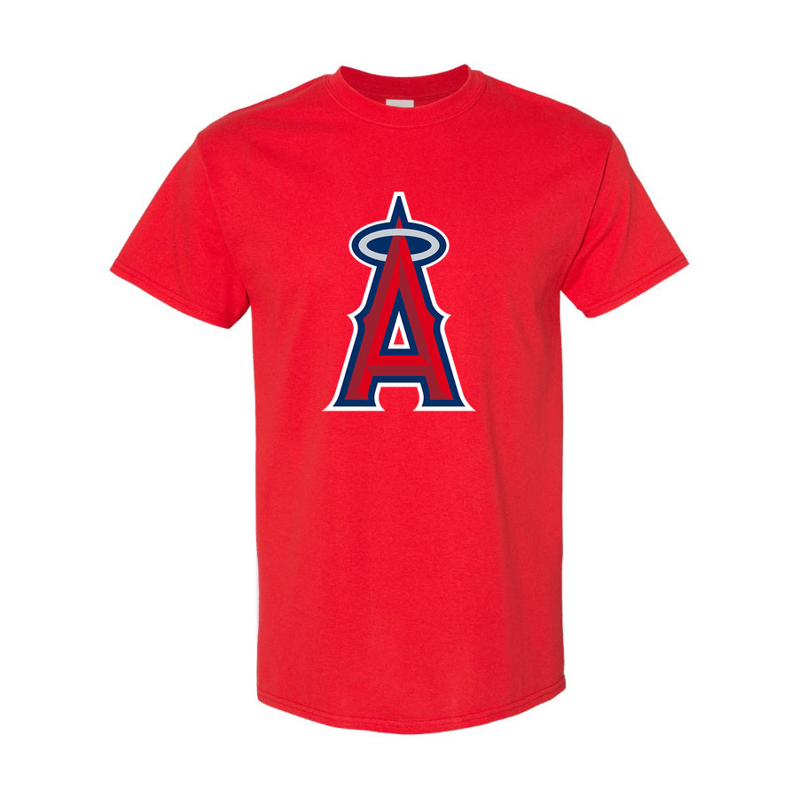Men's Los Angeles Angels Cotton T-Shirt - Red