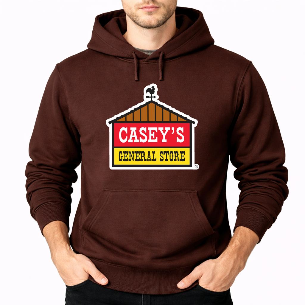 Men's Casey's General Stores Pullover Hoodie - Brown