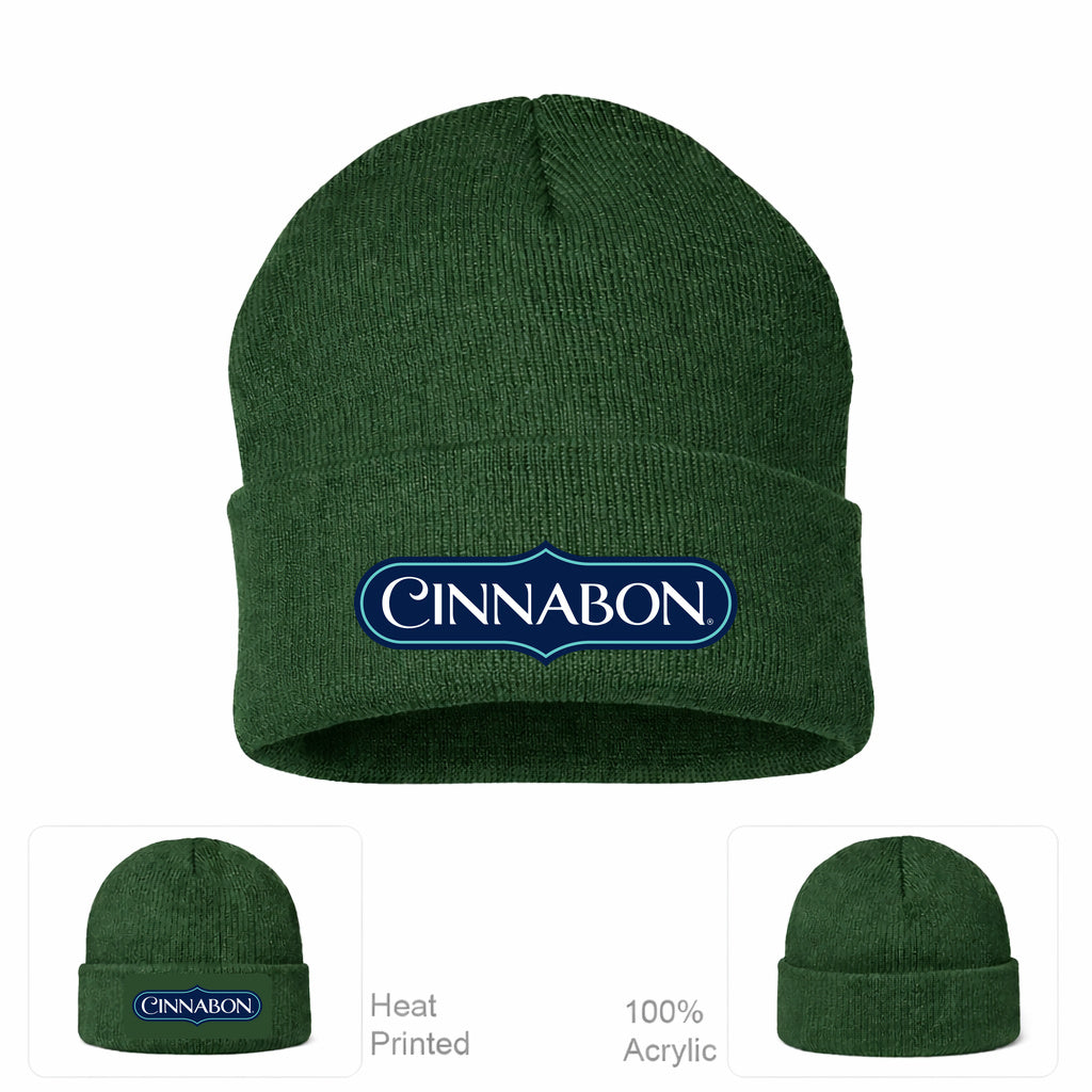 Cinnabon Beanie Hat - Forest Green