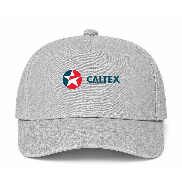 Caltex Logo Gray Dad Baseball Cap Hat