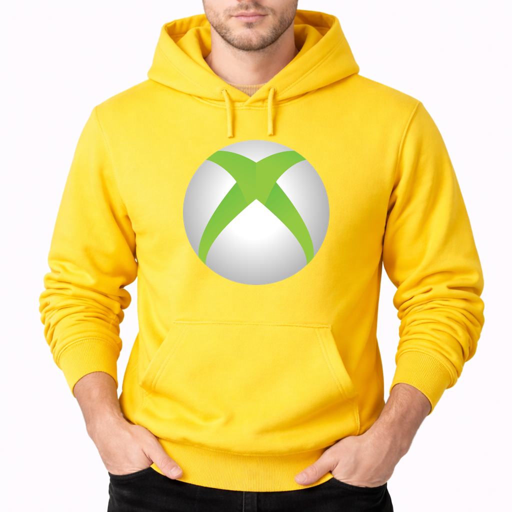 Men's Xbox Gaming Pullover Hoodie - Yellow