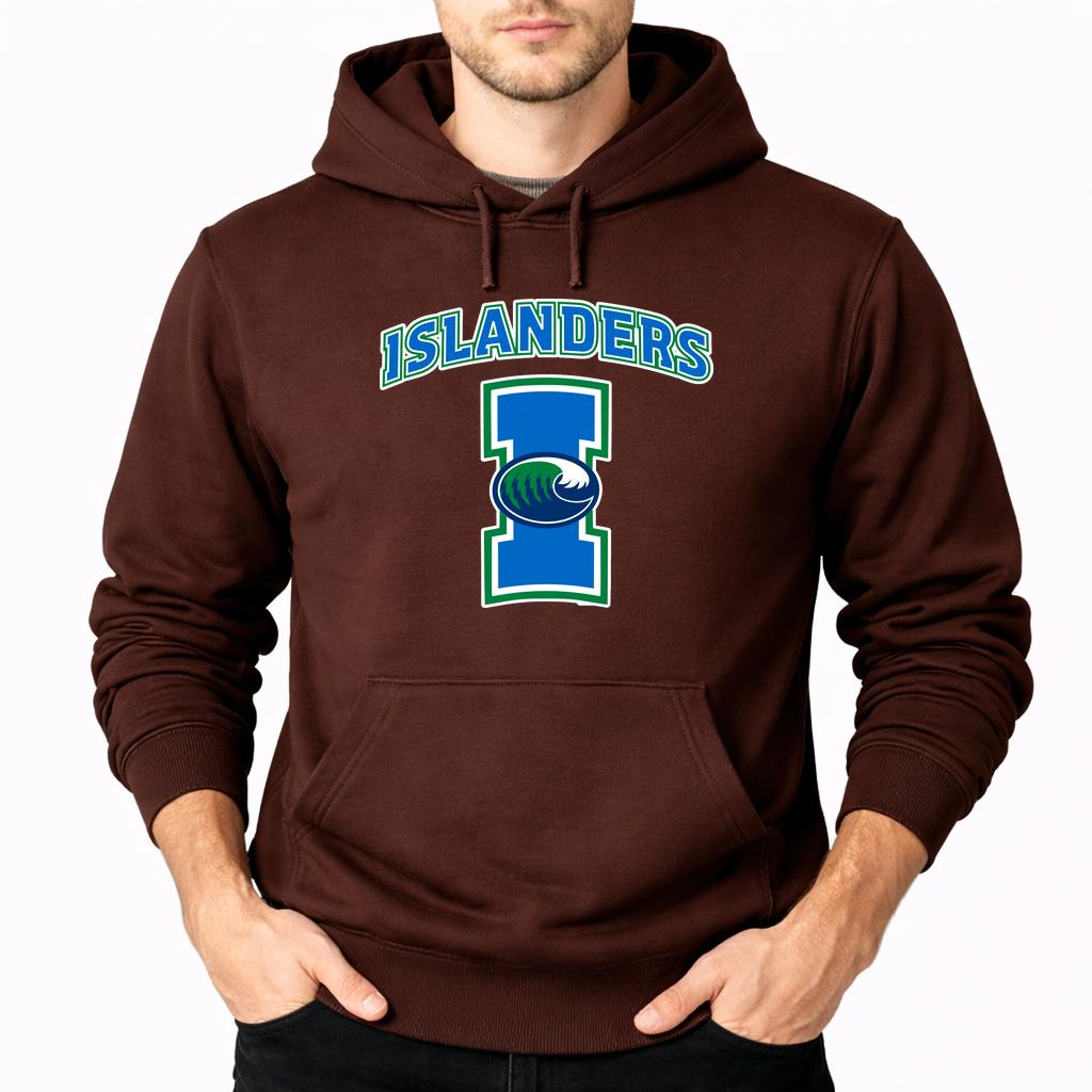 Men's Texas AM CC Islanders Pullover Hoodie - Brown