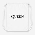 Queen Drawstring Bag - White