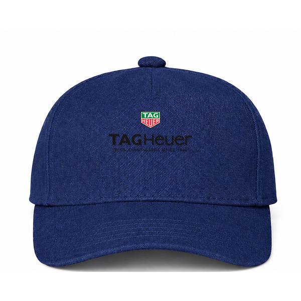 TAG Heuer Logo Navy Dad Baseball Cap Hat
