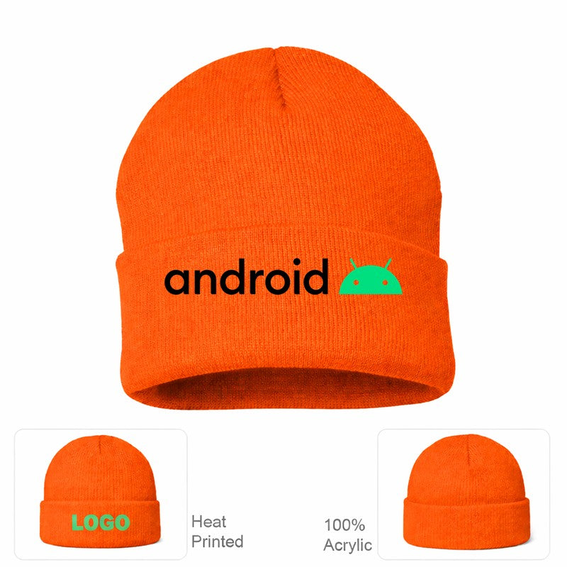 Android Beanie Hat - Orange