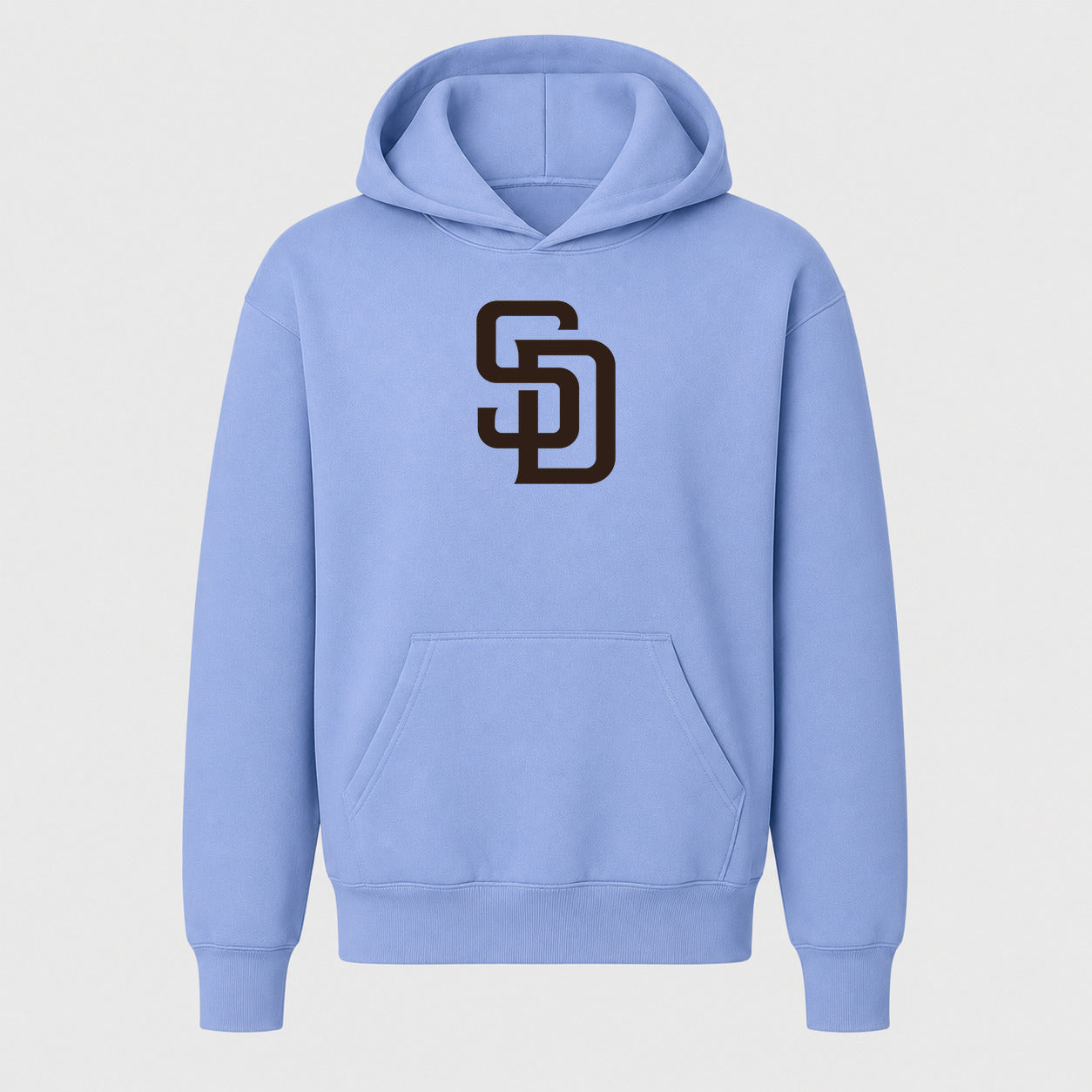 Youth San Diego Padres Pullover Hoodie - Light Blue