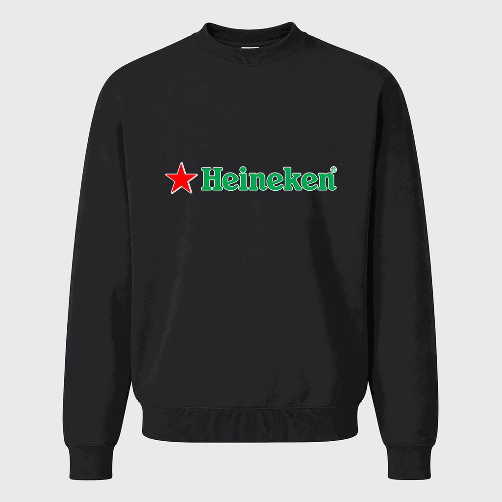 Men's Heineken Crewneck Sweatshirt - Black