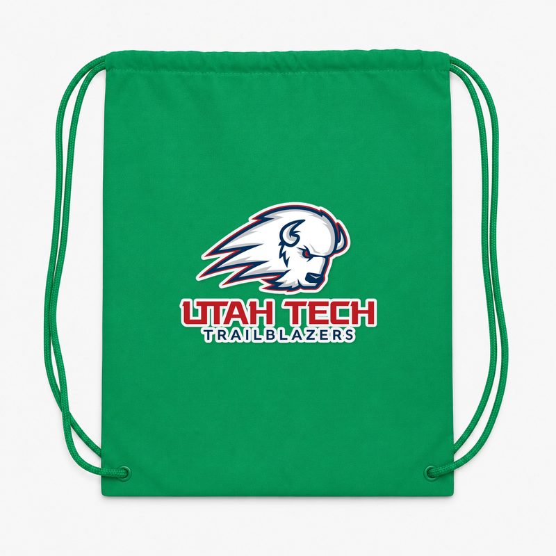 Utah Tech Trailblazers Drawstring Bag - Green
