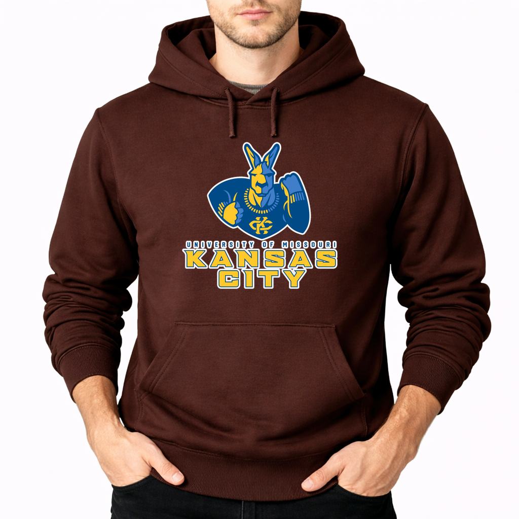 Men's UMKC Kangaroos Pullover Hoodie - Brown