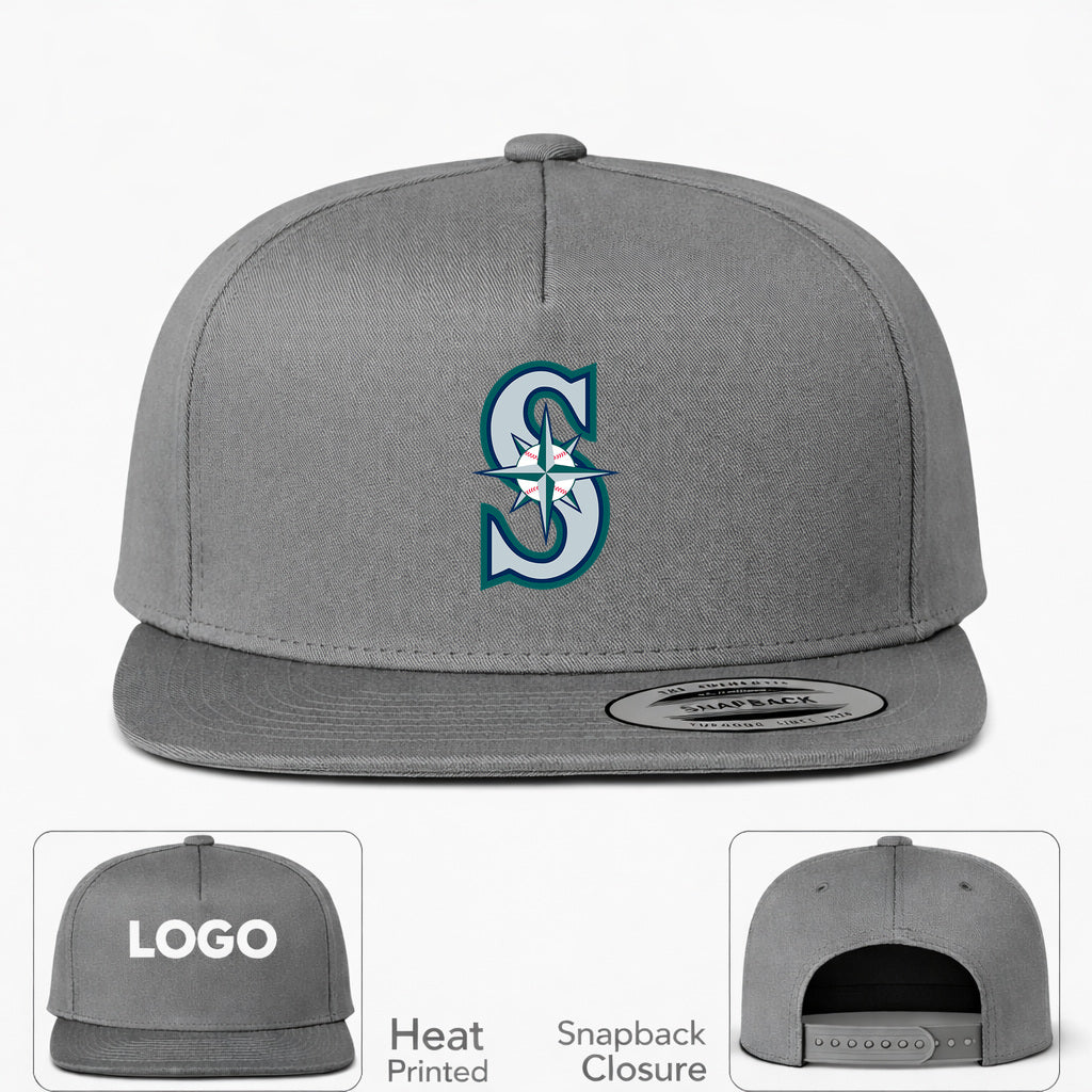 MLB Seattle Mariners Snapback Hat - Gray