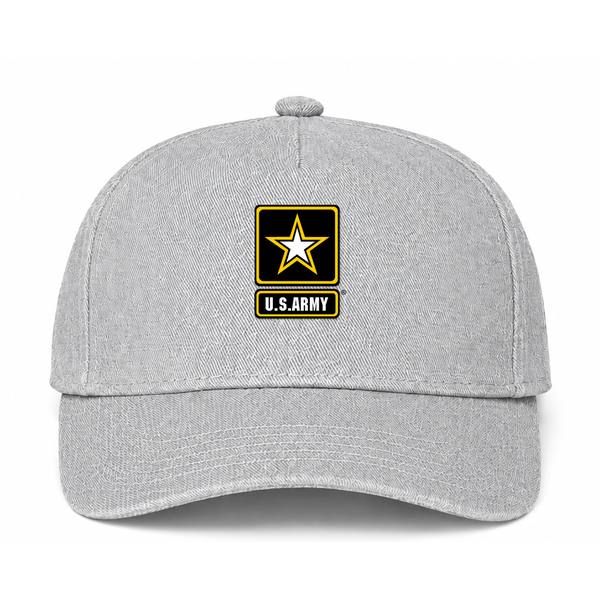 U.S. Army Logo Gray Dad Baseball Cap Hat