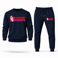 Dunkin Donuts crewneck sweatshirt and jogger set in Navy