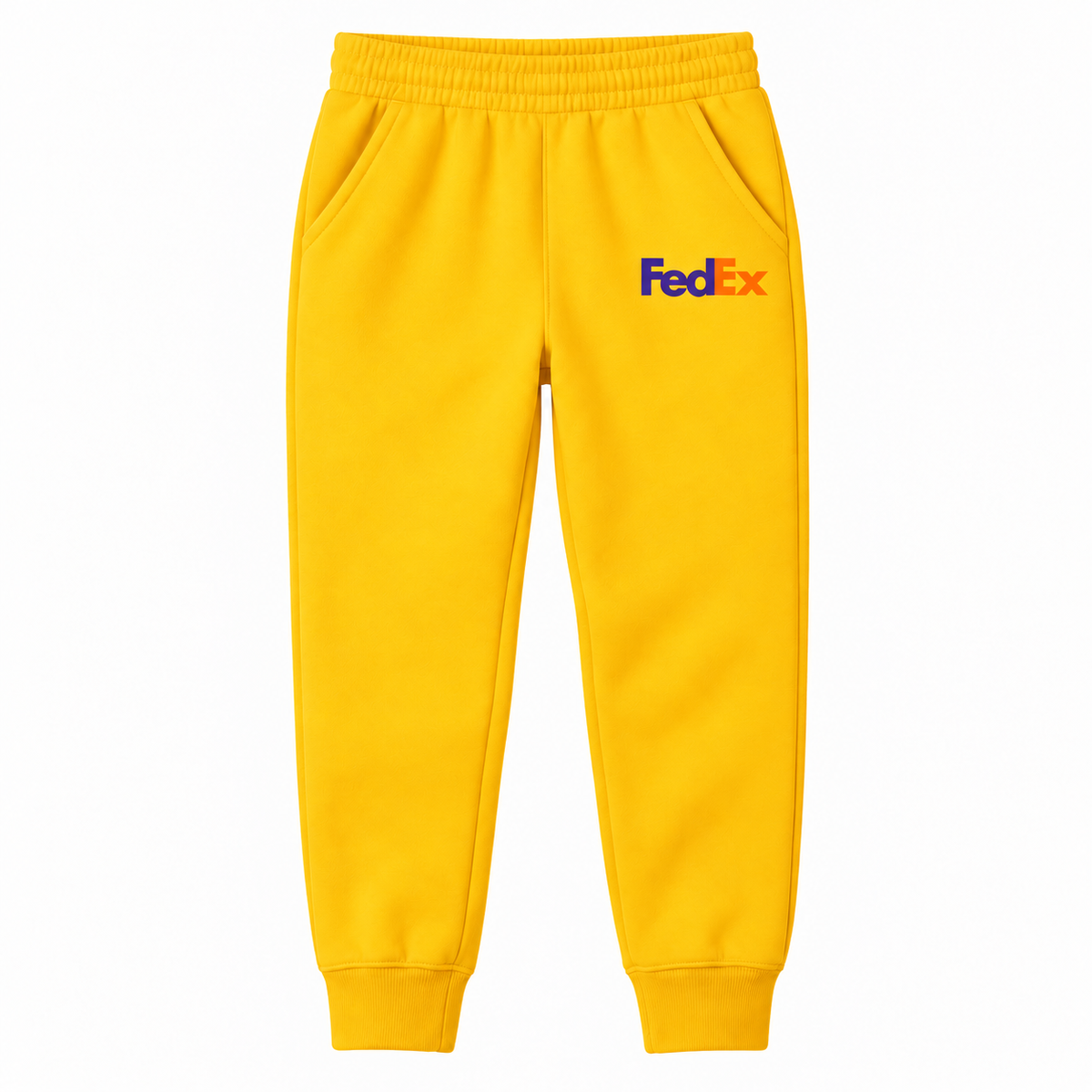 FedEx youth joggers - Yellow