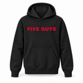 Five Guys youth pullover hoodie in Black