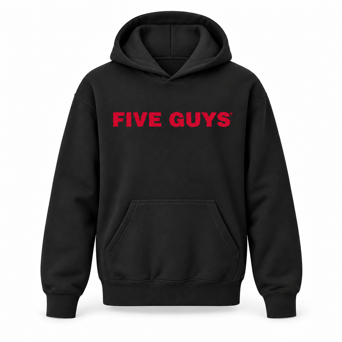 Five Guys youth pullover hoodie in Black