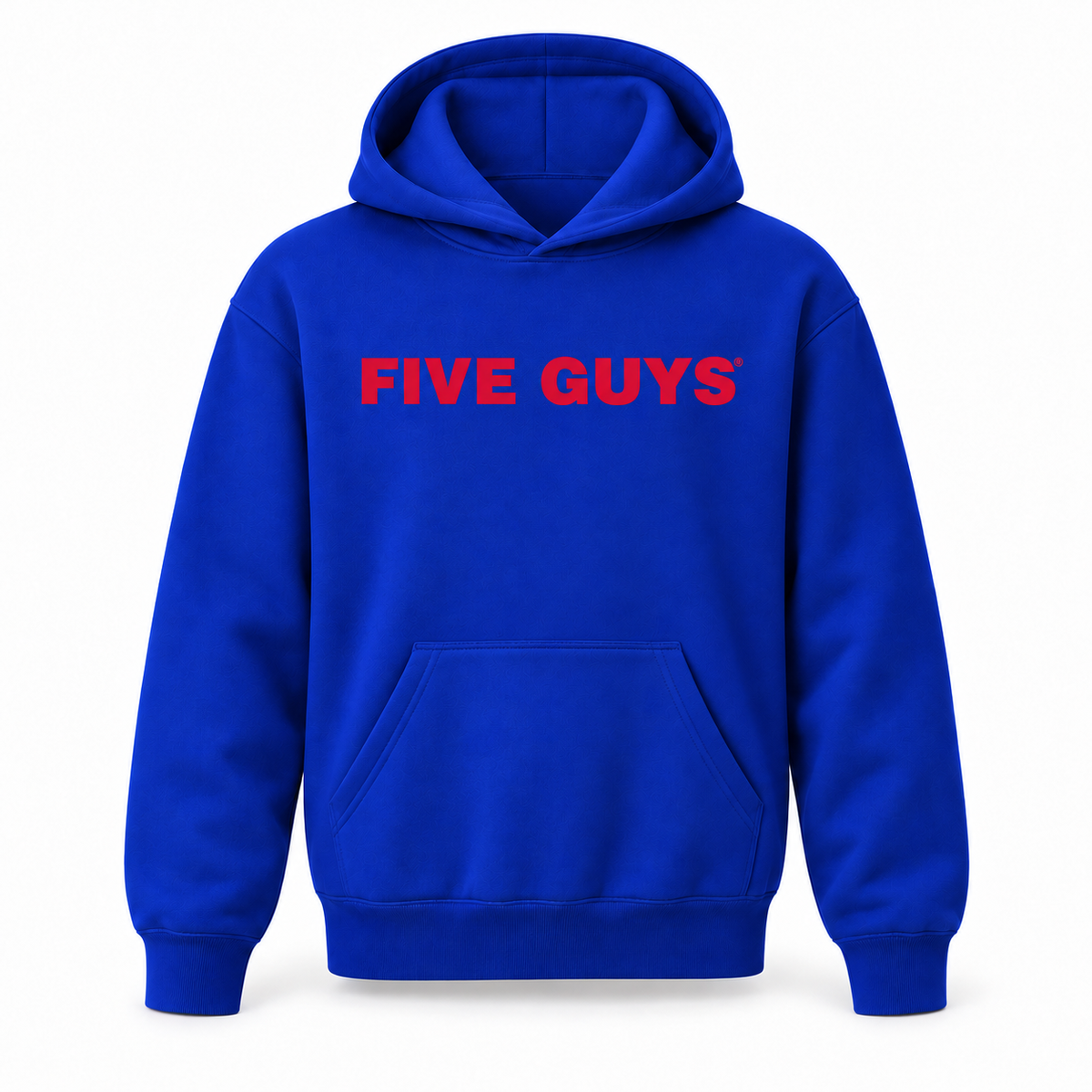 Five Guys youth pullover hoodie in Royal Blue