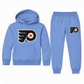 Philadelphia Flyers youth hoodie and jogger set in Carolina Blue
