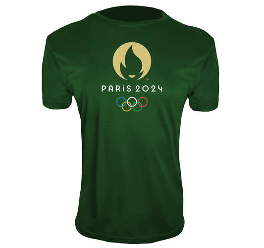 Men's New Olympics 2024 Paris Logo Polyester T-Shirts