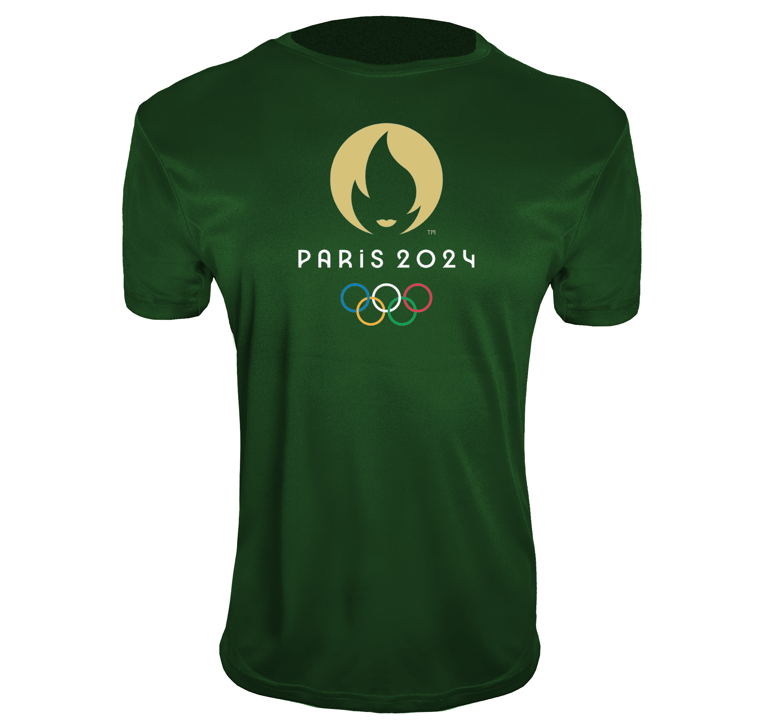 Youth New Olympics 2024 Paris Logo Polyester T-Shirts