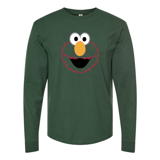 Youth  Sesame Street Elmo Face Long sleeves T-Shirt