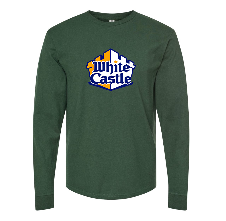 Men's White Castle Long sleeves T-Shirt